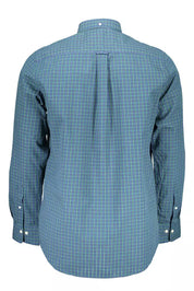 Gant Blue Cotton Men Shirt