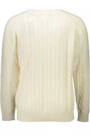 Gant White Wool Men Sweater