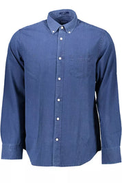 Gant Blue Cotton Men Shirt