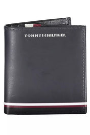 Tommy Hilfiger Blue Leather Men Wallet