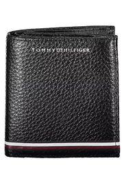 Tommy Hilfiger Black Leather Men Wallet