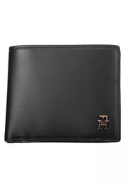 Tommy Hilfiger Black Leather Men Wallet