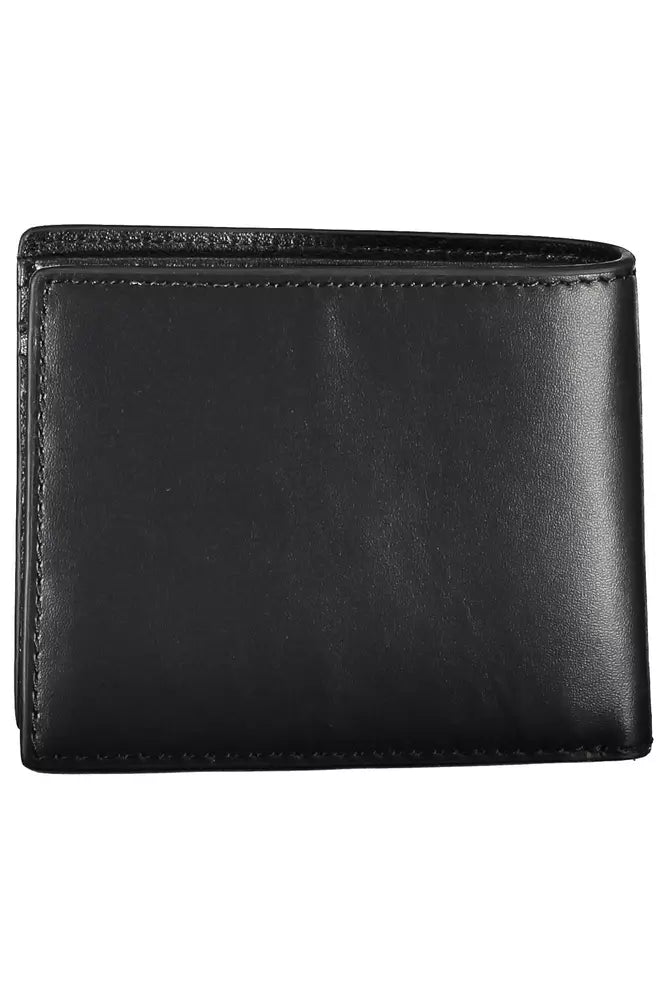 Tommy Hilfiger Black Leather Men Wallet