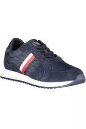 Tommy Hilfiger Blue Polyester Men Sneaker