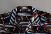 Dolce & Gabbana Elegant Multicolor Silk Casual Shirt