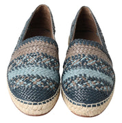 Dolce & Gabbana Sumptuous Woven Leather Espadrilles