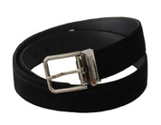 Dolce & Gabbana Sophisticated Velvet Leather Belt