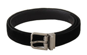 Dolce & Gabbana Elegant Velvet Designer Belt