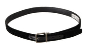 Dolce & Gabbana Elegant Velvet Designer Belt