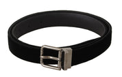 Dolce & Gabbana Elegant Velvet Designer Belt