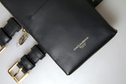 Dolce & Gabbana Elegant Leather Wristlet Clutch