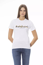 Baldinini Trend White Cotton Women T-Shirt