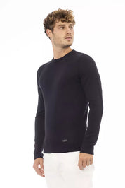 Baldinini Trend Blue Modal Men Sweater