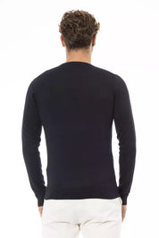 Baldinini Trend Blue Modal Men Sweater