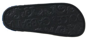 Dolce & Gabbana Black Slides Sandals Beach Saint Barth Shoes