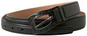 Ermanno Scervino Exquisite Italian Leather Belt with Metal Buckle