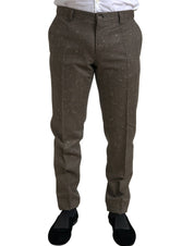 Dolce & Gabbana Elegant Skinny Wool Chino Pants