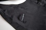 Dolce & Gabbana Elegant Black Formal Dress Vest