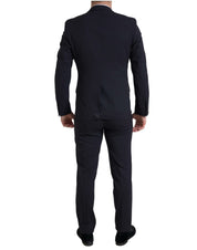 Dolce & Gabbana Sleek Dark Blue Martini Slim Fit Suit