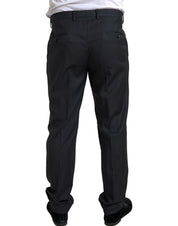 Dolce & Gabbana Elegant Black Two-Piece Slim Fit Suit