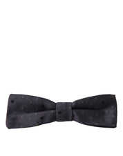 Dolce & Gabbana Elegant Silk Polka Dot Bow Tie