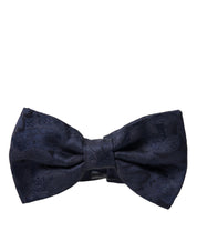 Dolce & Gabbana Elegant Silk Blue Bow Tie