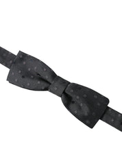 Dolce & Gabbana Opulent Silk Polka Dot Bow Tie for Men