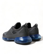 Prada Elegant Men's Black Mesh Sneakers