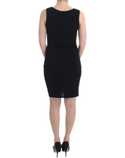 Roccobarocco Black pencil sheath dress