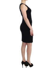 Roccobarocco Black pencil sheath dress