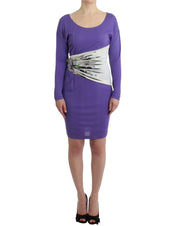 Cavalli Purple longsleeved dress