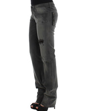 Costume National Gray straight leg jeans