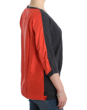 Costume National Gray short sleeved sweater