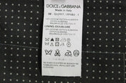 Dolce & Gabbana Elegant Gray Cotton Dress Vest