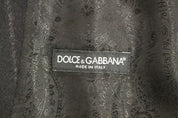 Dolce & Gabbana Elegant Black Striped Single Breasted Dress Vest