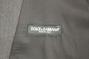 Dolce & Gabbana Elegant Gray Wool Formal Vest