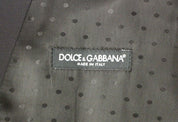 Dolce & Gabbana Elegant Black Wool Silk Dress Vest