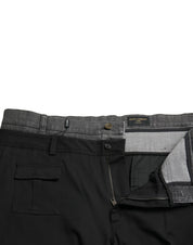 Dolce & Gabbana Black Gray slim Cotton Denim Jeans