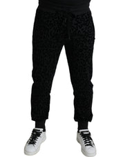 Dolce & Gabbana Elegant Leopard Joggers for Men