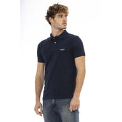 Baldinini Trend Blue Cotton Men Polo