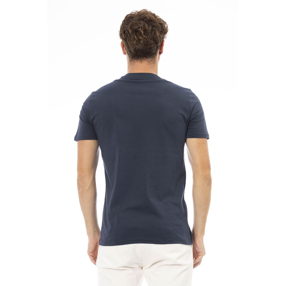 Baldinini Trend Blue Cotton Men's T-Shirt