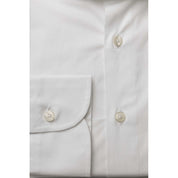 Bagutta White Cotton Mens Shirt