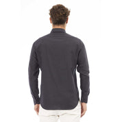 Baldinini Trend Gray Cotton Men Shirt