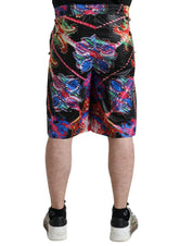 Dolce & Gabbana Elegant Luminary Print Bermuda Shorts