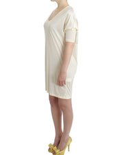 Costume National White modal tube dress