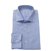 Bagutta Light Blue Cotton Men Shirt