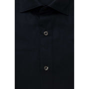 Bagutta Blue Cotton Men's Shirt