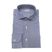 Bagutta Light Blue Cotton Men Shirt