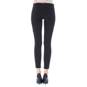 BYBLOS Black Polyester Women Skinny Pant