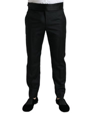 Dolce & Gabbana Elegant Slim Fit Wool Dress Pants